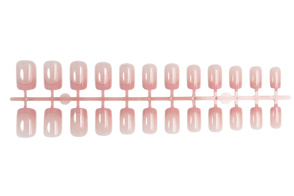 Press-On Nail Set Ombre Gradient Includes Adhesive