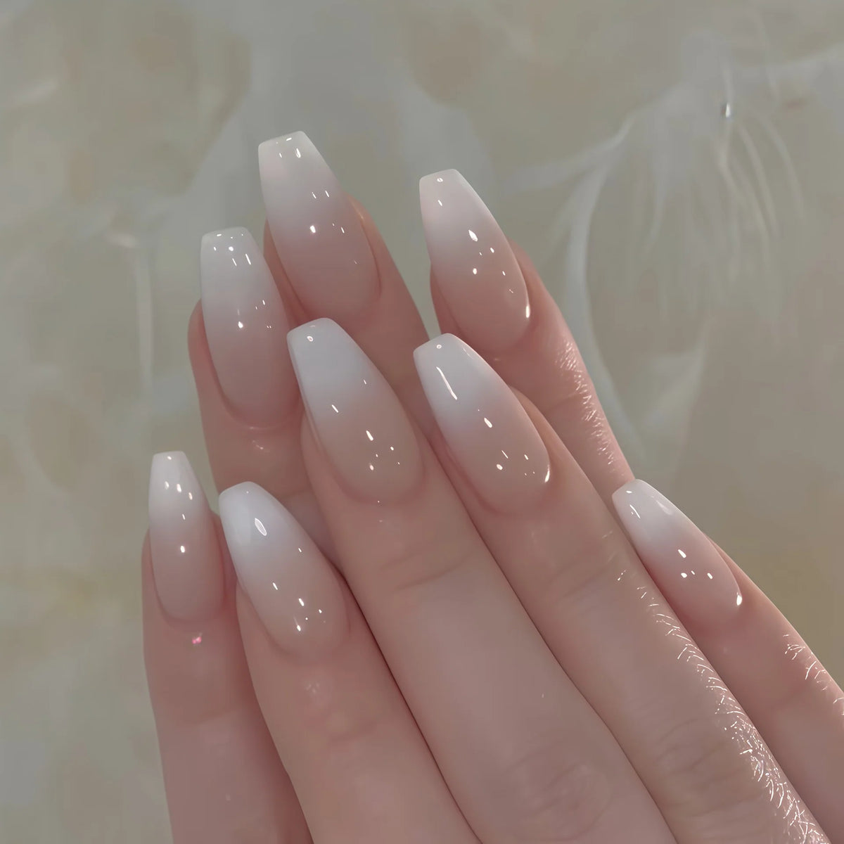 Press-On Nail Set Ombre Gradient Multiple Sizes