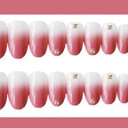 Press-On Nail Set Ombre Gradient No Glue Multiple Sizes