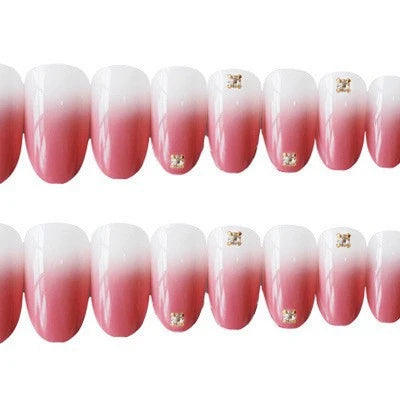 Press-On Nail Set Ombre Gradient No Glue Multiple Sizes