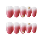 Press-On Nail Set Ombre Gradient No Glue Multiple Sizes