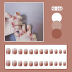 Press-On Nail Set Ombre Gradient Reusable & Custom Fit