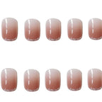 Press-On Nail Set Ombre Gradient Reusable & Custom Fit