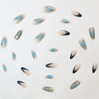 Press-On Nail Set Ombre Gradient Reusable With Adhesive Tabs