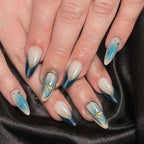 Press-On Nail Set Ombre Gradient Reusable With Adhesive Tabs