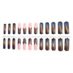 Press-On Nail Set Ombre Gradient Self-Adhesive Multiple Sizes