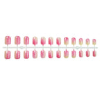Press-On Nail Set Ombre Self-Adhesive Reusable