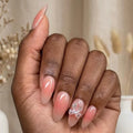 Press-On Nail Set Ombre Sparkling Hypoallergenic