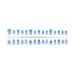 Press-On Nail Set Pearl Embellished Easy Application Reusable