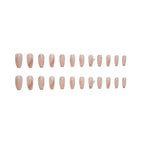 Press-On Nail Set Pearl & Gem Embellished Salon-Quality