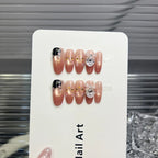 Press-On Nail Set Pearlescent Reusable Easy Application