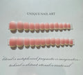 Press-On Nail Set Peel-And-Press 126-Piece Peach Pink