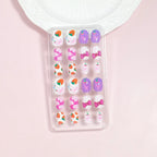 Press-On Nail Set Peel-And-Press 24-Piece Comfortable Fit