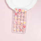 Press-On Nail Set Peel-And-Press 24-Piece Comfortable Fit