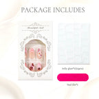 Press-On Nail Set Peel And Press Artistic Designs
