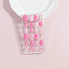 Press-On Nail Set Peel-And-Press Damage-Free Set of 24