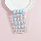 Press-On Nail Set Peel-And-Press Damage-Free Set of 24
