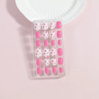 Press-On Nail Set Peel-And-Press Damage-Free Set of 24