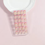 Press-On Nail Set Peel-And-Press Damage-Free Set of 24