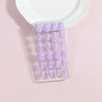 Press-On Nail Set Peel-And-Press Damage-Free Set of 24