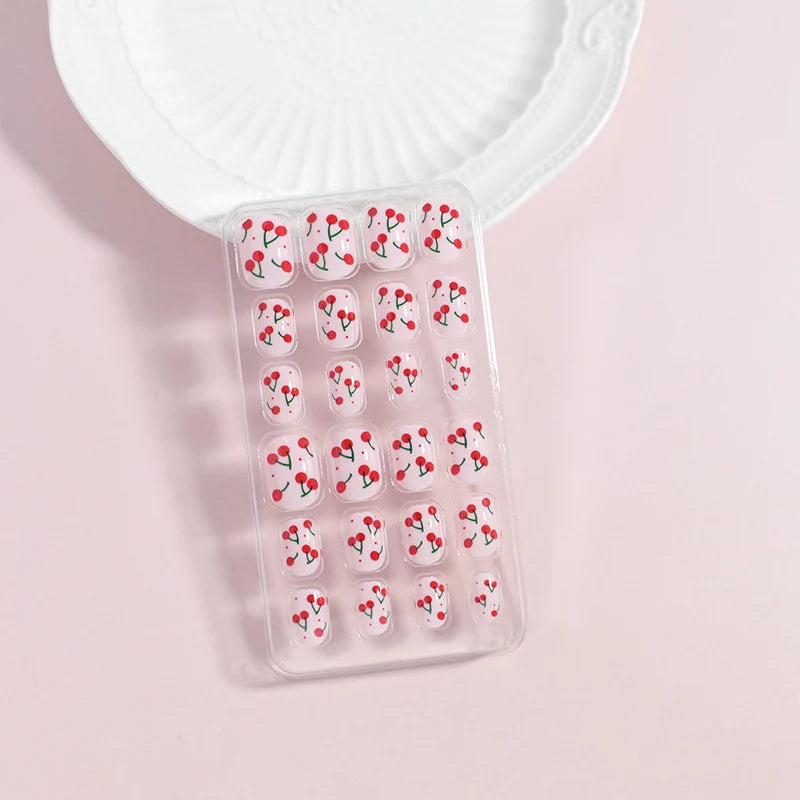 Press-On Nail Set Peel-And-Press Damage-Free Set of 24