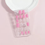 Press-On Nail Set Peel-And-Press Damage-Free Set of 24