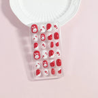 Press-On Nail Set Peel-And-Press Damage-Free Set of 24