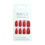 Press-On Nail Set Peel-And-Stick 24 Pieces Multiple Sizes