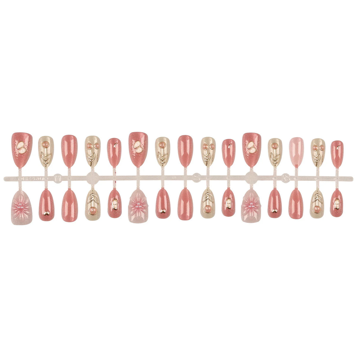 Press-On Nail Set Peel-And-Stick Decorative Designs