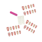 Press-On Nail Set Peel-And-Stick Decorative Designs