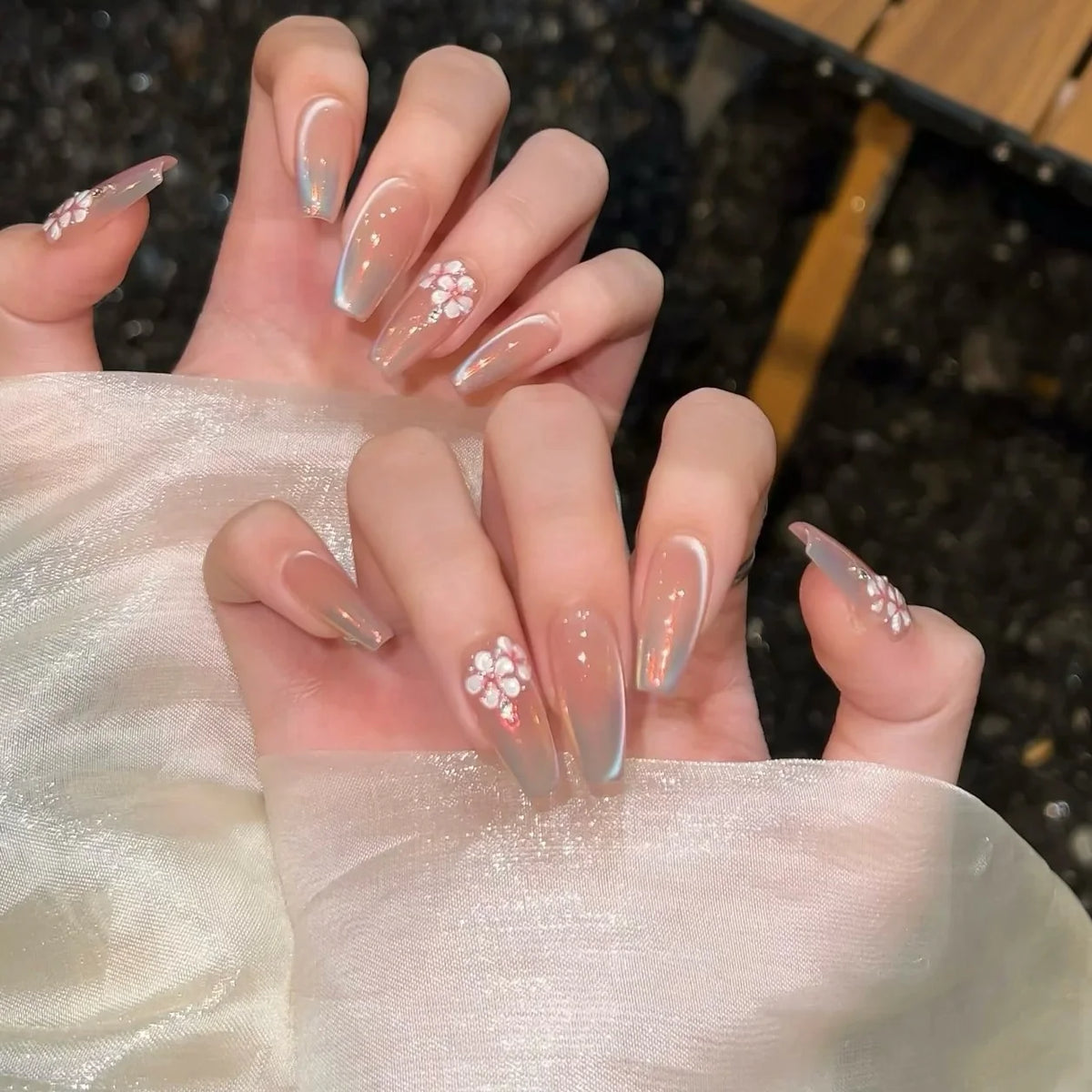 Press-On Nail Set Peel-And-Stick Durable Comfort Fit
