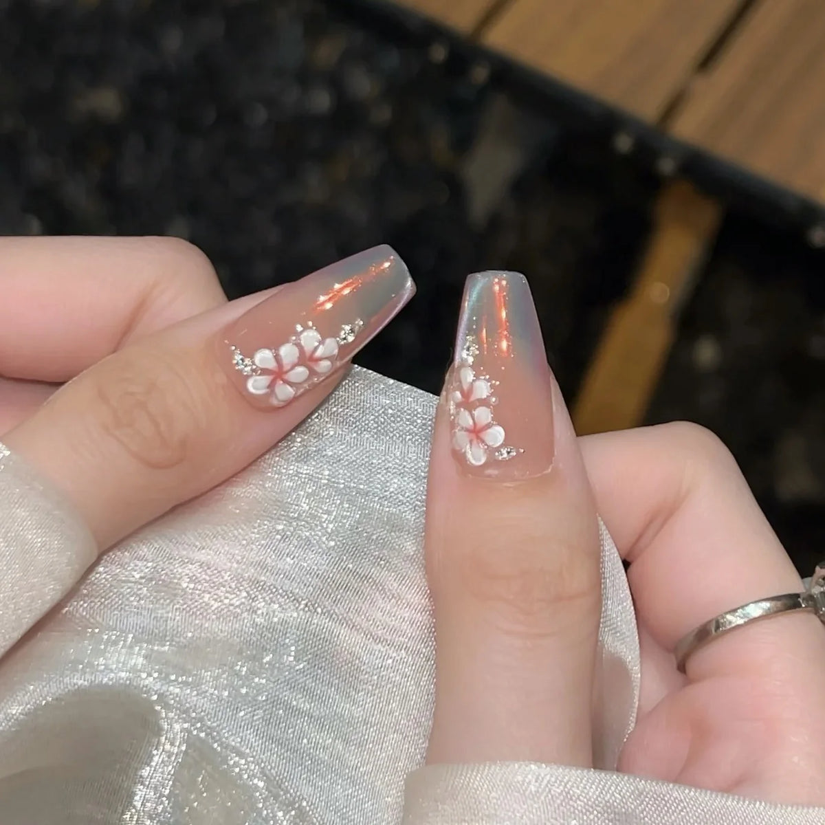 Press-On Nail Set Peel-And-Stick Durable Comfort Fit