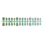 Press-On Nail Set Peel-And-Stick Glossy Iridescent Multiple Sizes