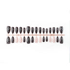 Press-On Nail Set Peel-And-Stick Glossy Polka Dot