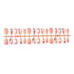 Press-On Nail Set Peel-And-Stick Hearts & Patterns Long-Lasting