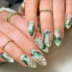 Press-On Nail Set Peel And Stick Holiday Designs
