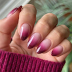 Press-On Nail Set Peel-And-Stick Ombre & Glitter Tips