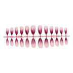 Press-On Nail Set Peel-And-Stick Ombre & Glitter Tips