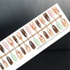 Press-On Nail Set Peel-And-Stick Reusable & Durable