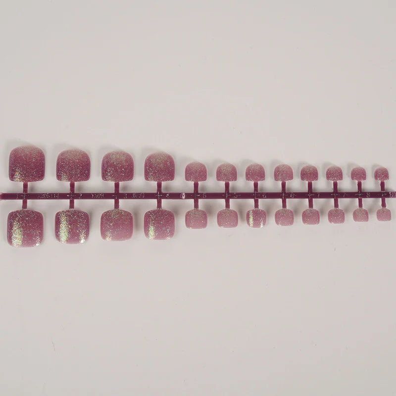 Press-On Nail Set Peel-And-Stick Reusable & Multiple Sizes