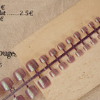 Press-On Nail Set Peel-And-Stick Reusable & Multiple Sizes
