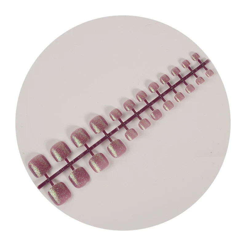 Press-On Nail Set Peel-And-Stick Reusable & Multiple Sizes