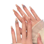 Press-On Nail Set Peel-On & Reusable Salon-Quality
