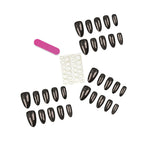 Press-On Nail Set Peel & Press Salon-Quality Breathable Fit