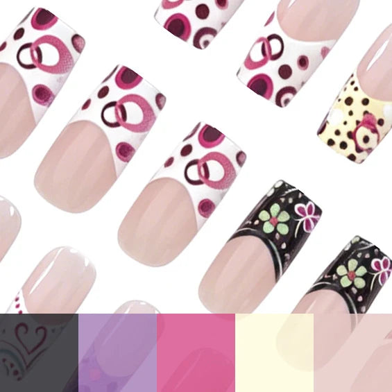 Press-On Nail Set Peel & Stick Comfort Fit