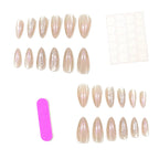 Press-On Nail Set Peel & Stick Flexible Fit