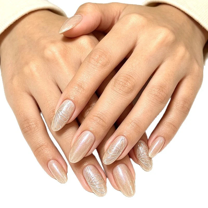 Press-On Nail Set Peel & Stick Flexible Fit