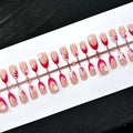 Press-On Nail Set Peel & Stick Floral Designs