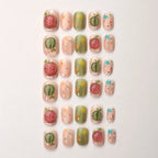 Press-On Nail Set Peel & Stick Long-Lasting Fruit Designs