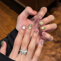 Press-On Nail Set Peel & Stick Long-Lasting Fruit Designs